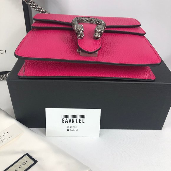 Gucci Mini Dionysus Shoulder Bag in Pink new with dust bag - Picture 5 of 15